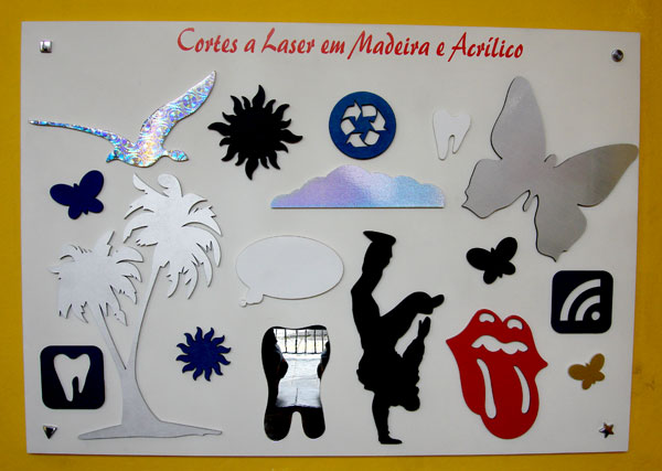 Mostruário de Peças - Corte a Laser